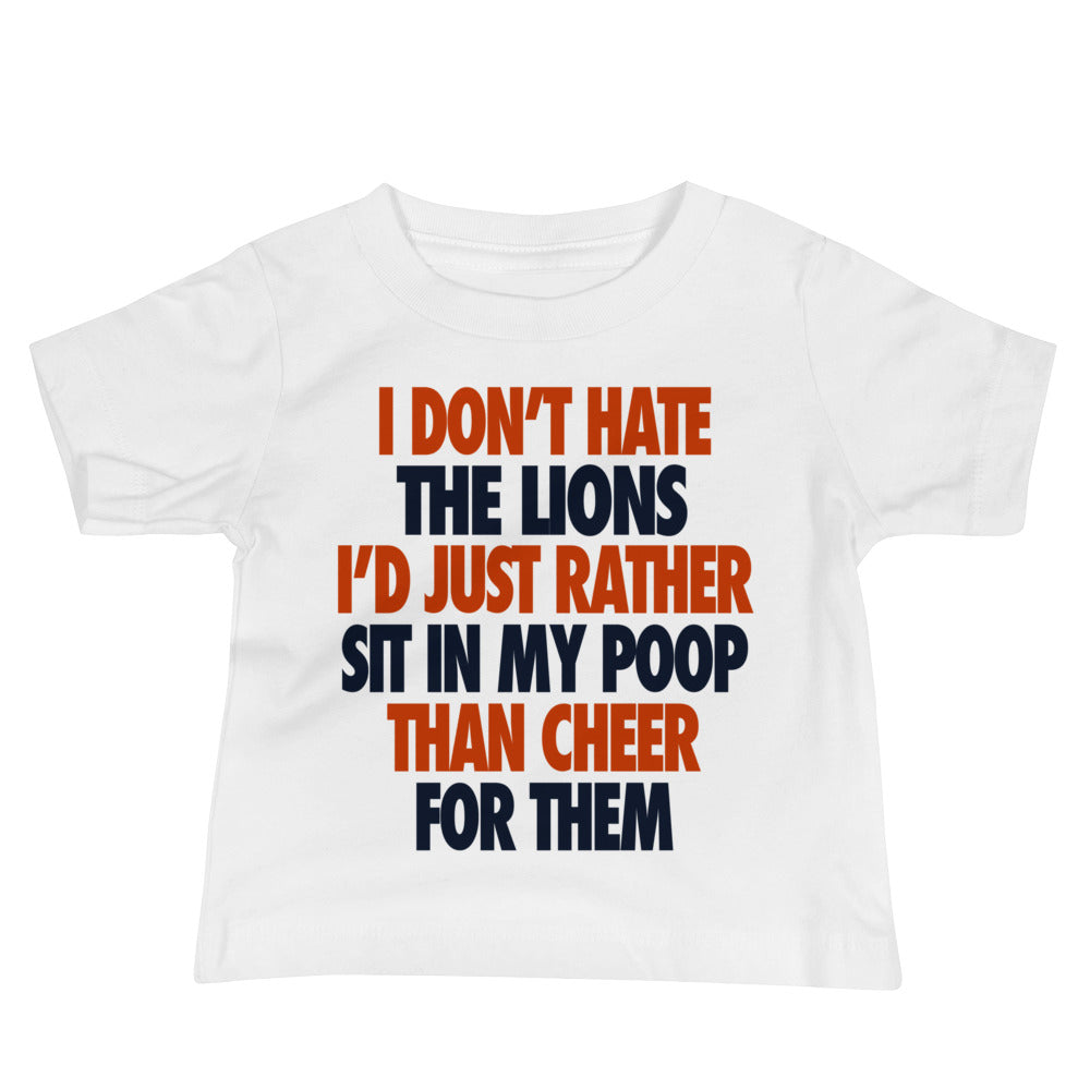 I Don't Hate Green Bay Toddler Short Sleeve Tee - Lions – bratsmack