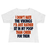 I Don't Hate the Vikings Baby Jersey Short Sleeve Tee - Bears